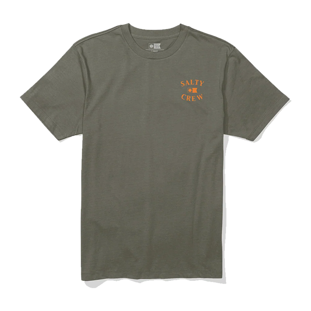 Capitals Ss Tee - Dusty Olive Salty crew