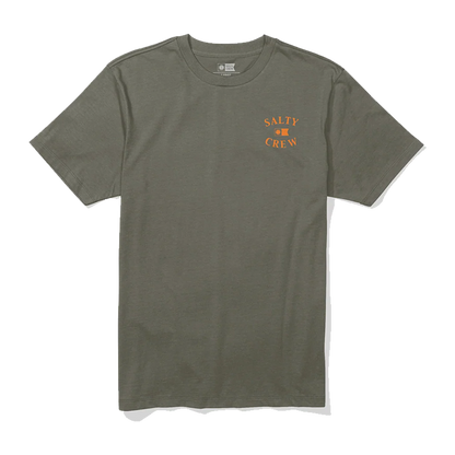 Capitals Ss Tee - Dusty Olive Salty crew