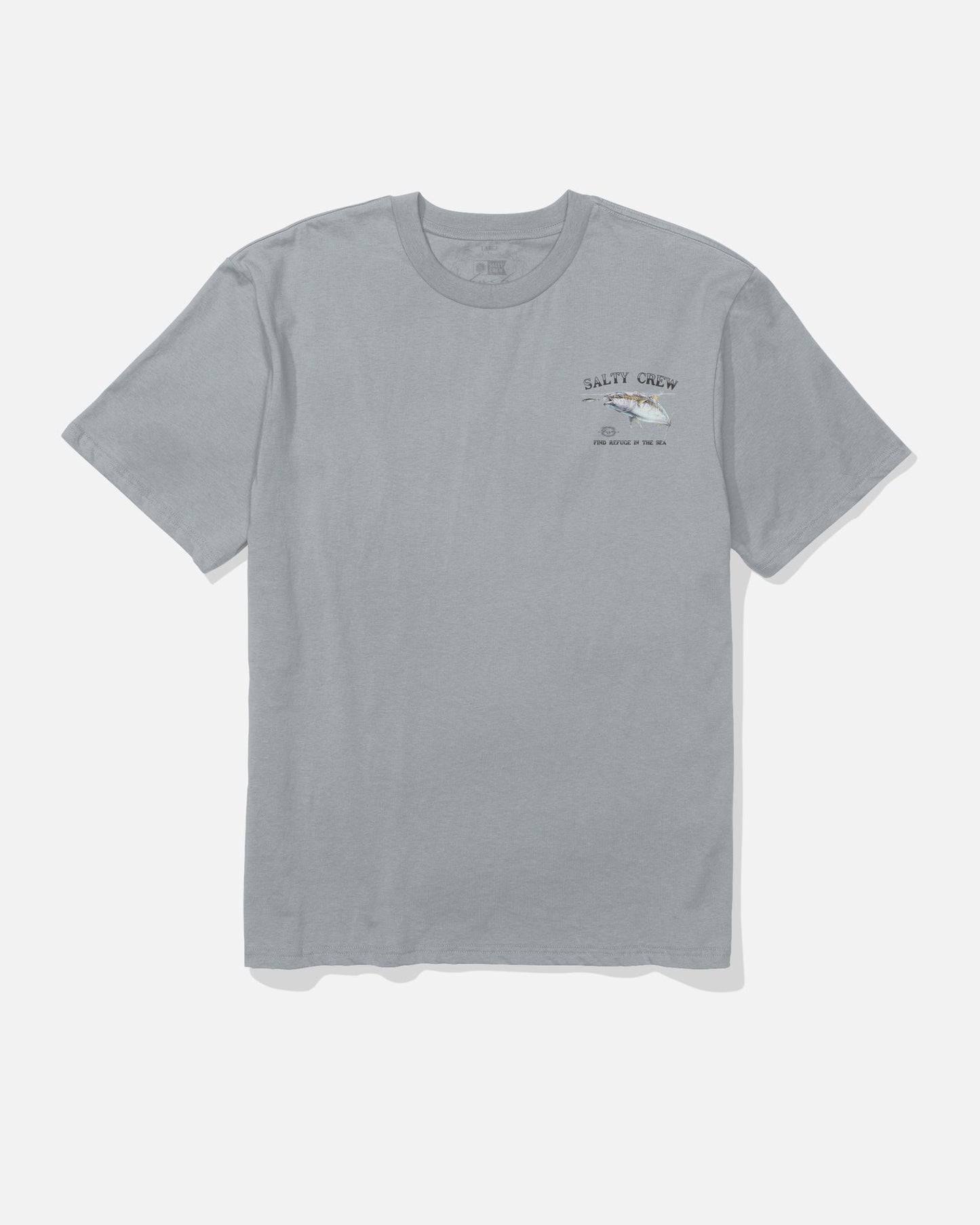 Tee shirt Surface classic s/s tee Salty Crew gris