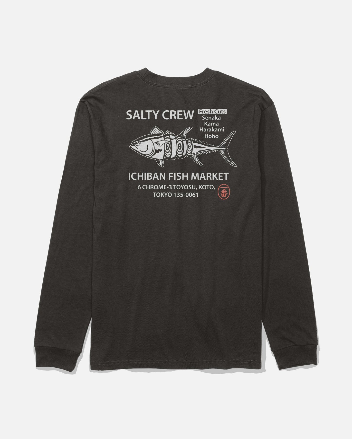 Tee shirt Ichiban LS black Salty Crew