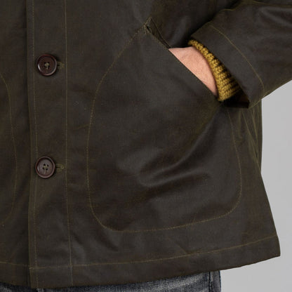 Le falot waxed kaki Fleur de bagne