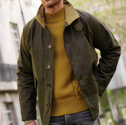 Le falot waxed kaki Fleur de bagne