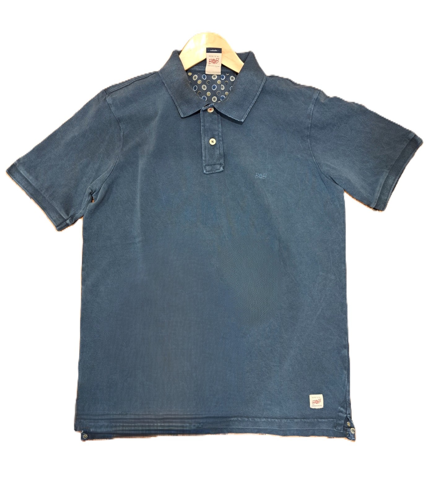 Polo bliss BOB THE COMPAGNY bleu nuit washed