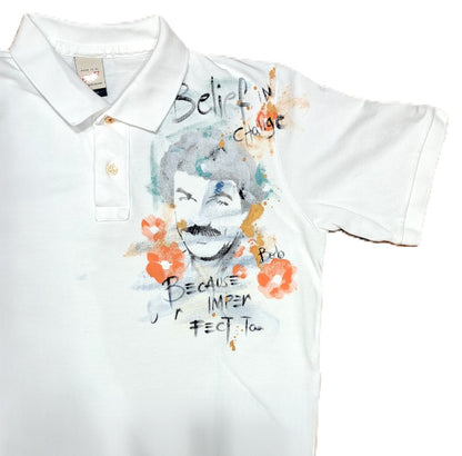 Polo  BOB THE COMPAGNY Bianco