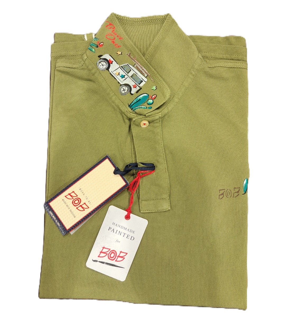Polo Front BOB THE COMPAGNY Kaki