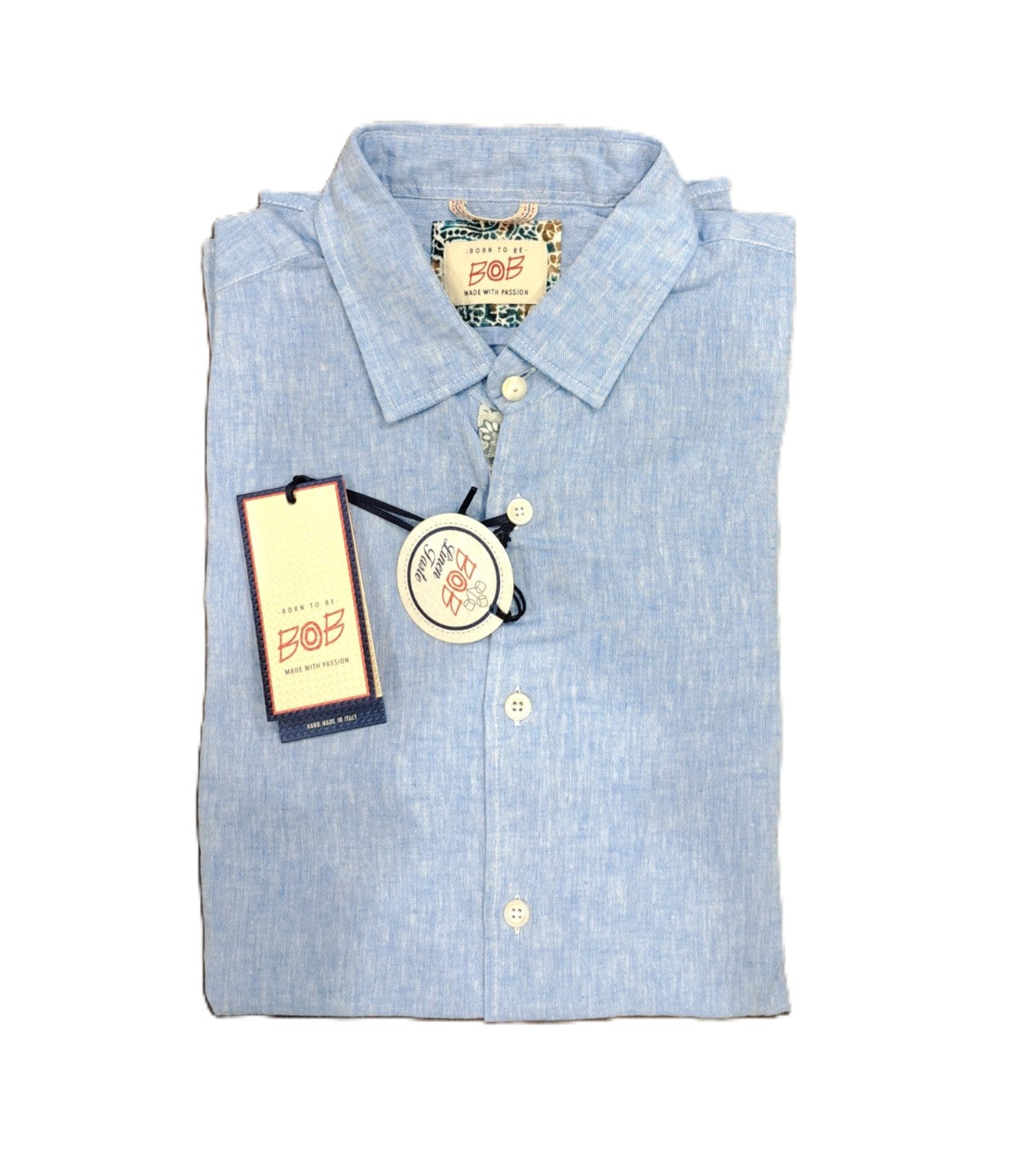 Chemise Holes BOB THE COMPAGNY Bleu ciel