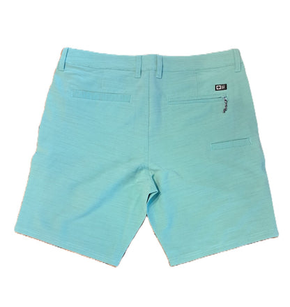 Short Drifter 19 slub Hybrid Salty Crew black vert d'eau