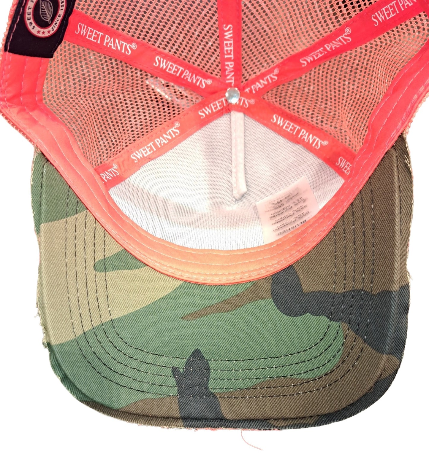 Casquette Home run camo basic cap Sweet Pants Couleur blushed
