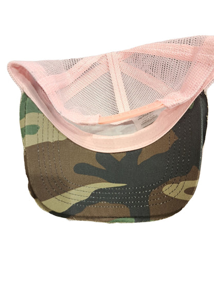 Casquette Home run camo basic cap Sweet Pants Couleur primerose
