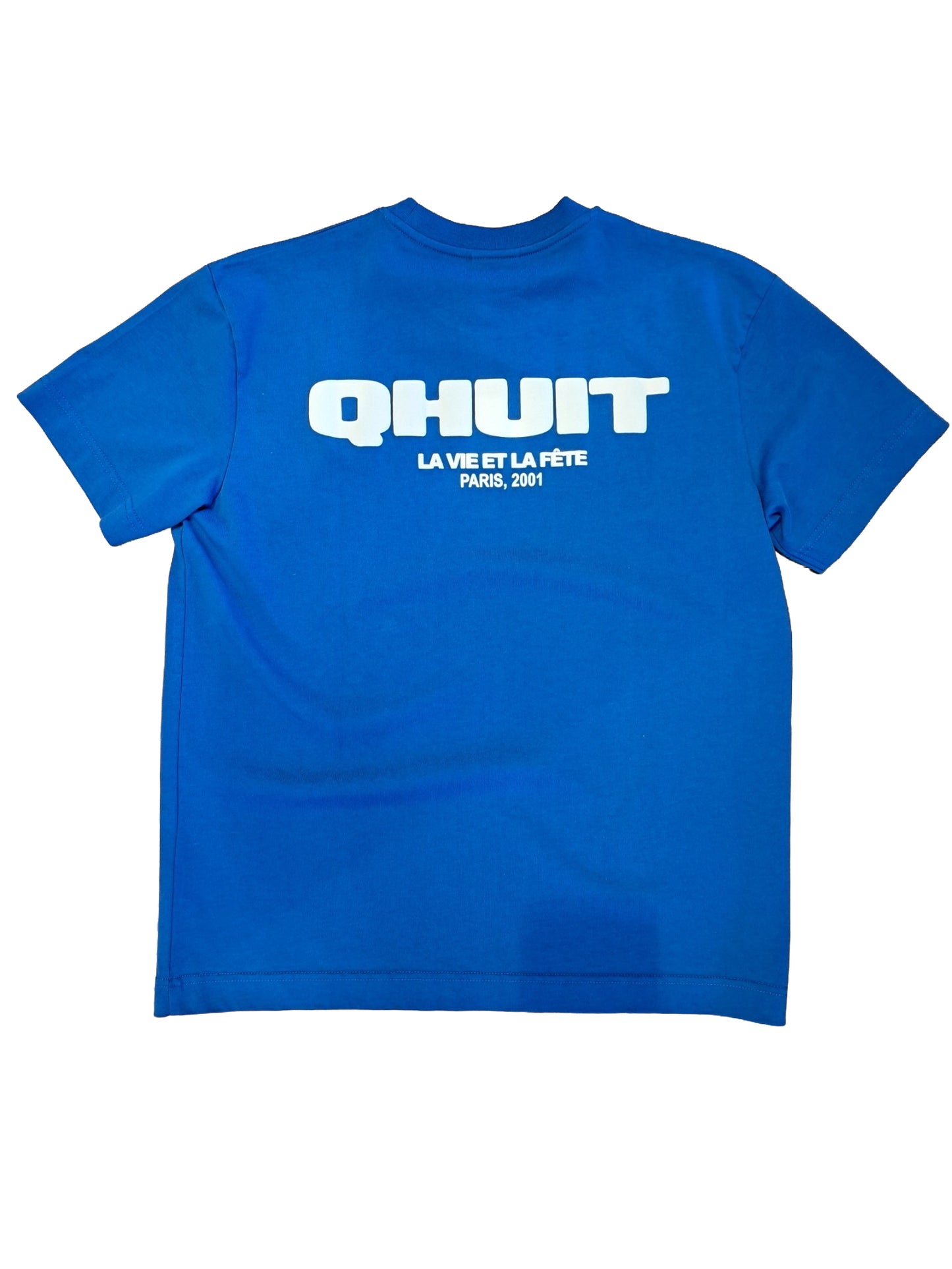 T-shirt Signature Qhuit bleu
