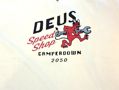 Tee shirt Dogleg tee Deus ex Machina blanc
