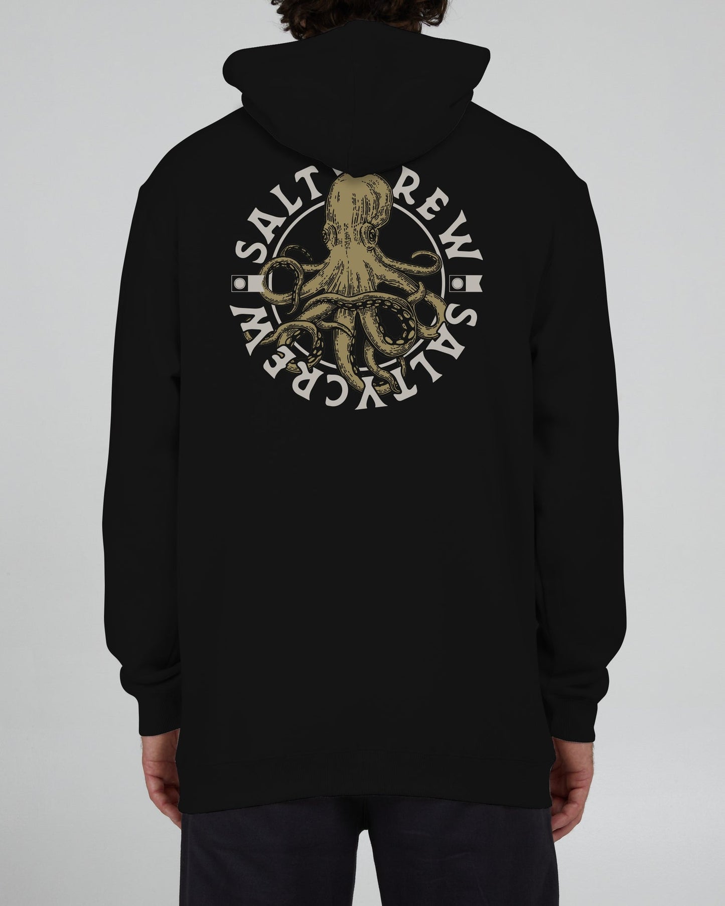 sweat hoddie Tentacles Salty Crew black