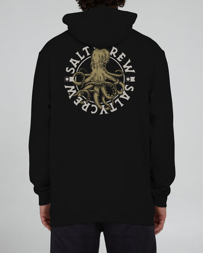 sweat hoddie Tentacles Salty Crew black