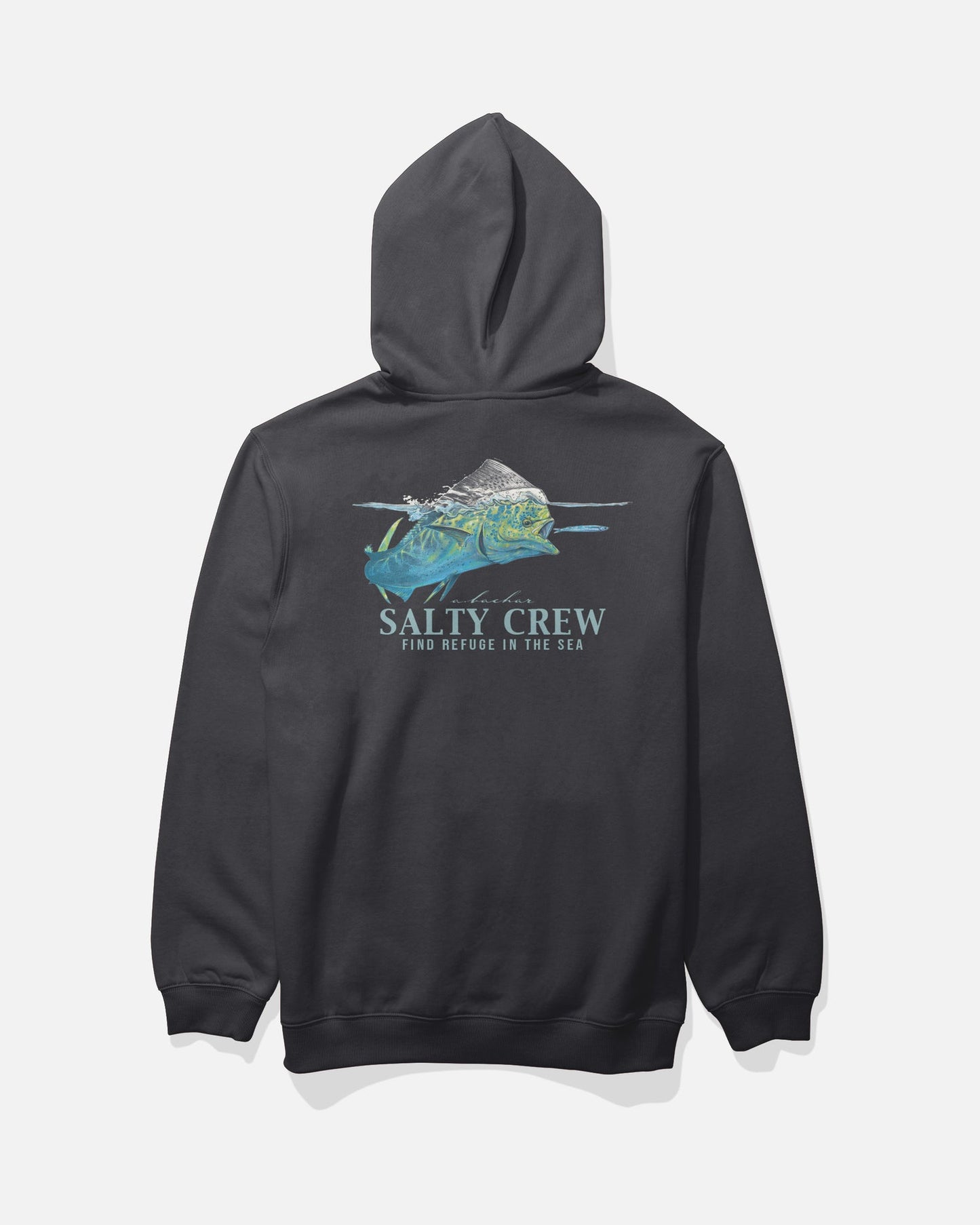 sweat hoddie Mahi surface Salty Crew black