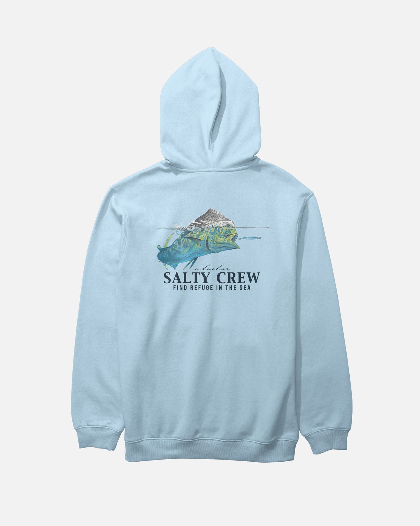 sweat hoddie Mahi surface Salty Crew bleu ciel