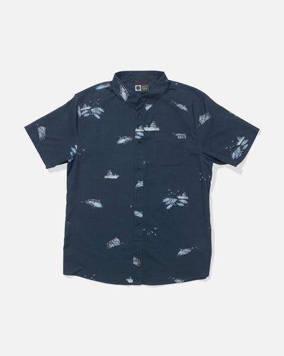 Chemise dans manches Breezer Perf button up Salty Crew