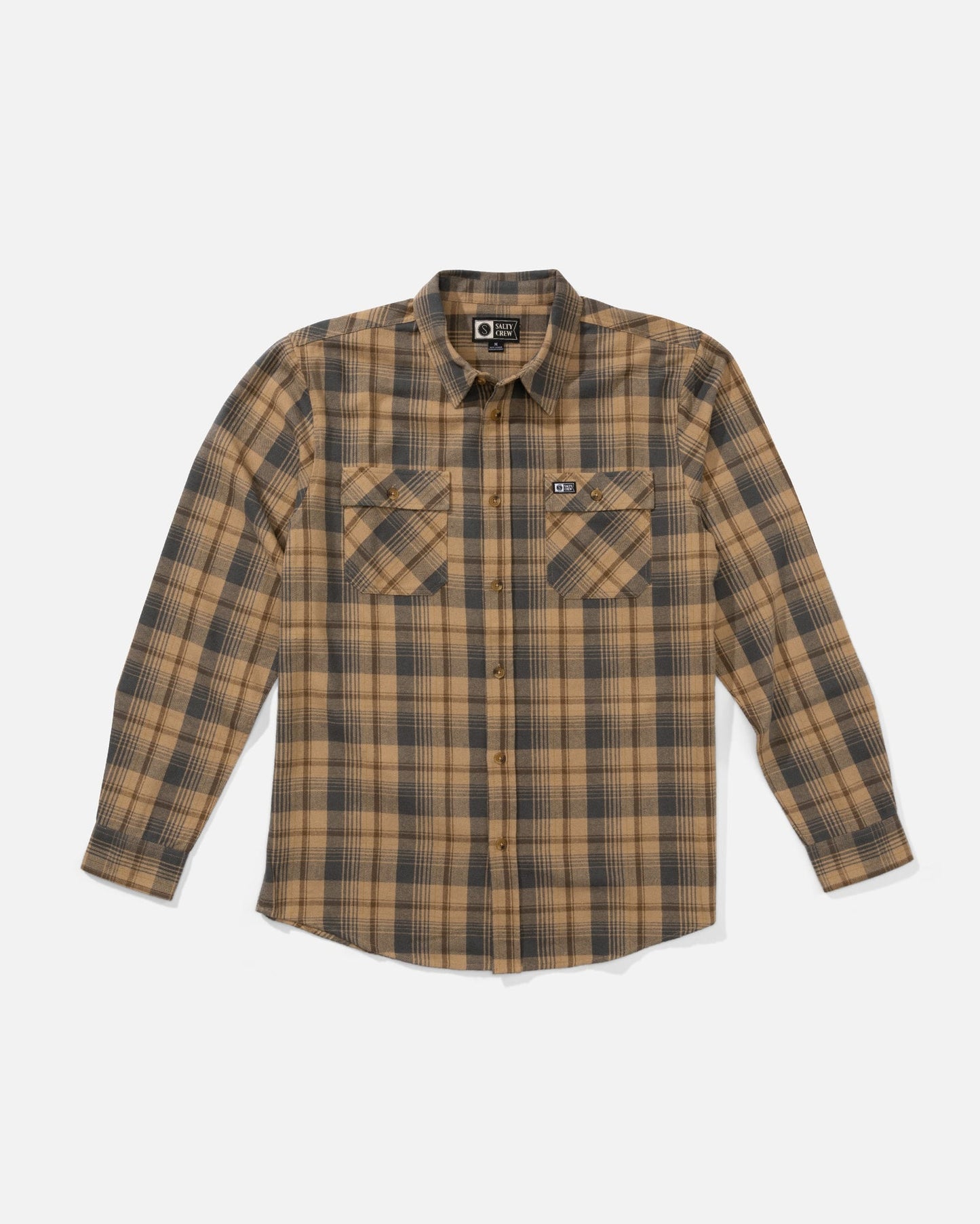 Chemise Daybreak Flannel - Khaki Salty Crew
