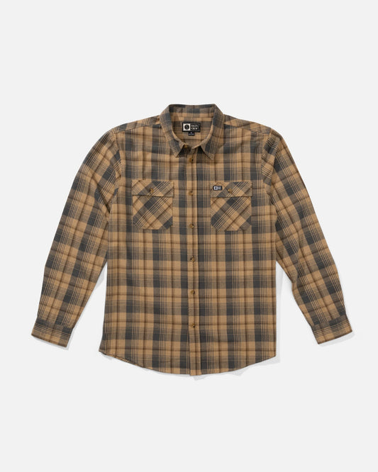 Chemise Daybreak Flannel - Khaki Salty Crew