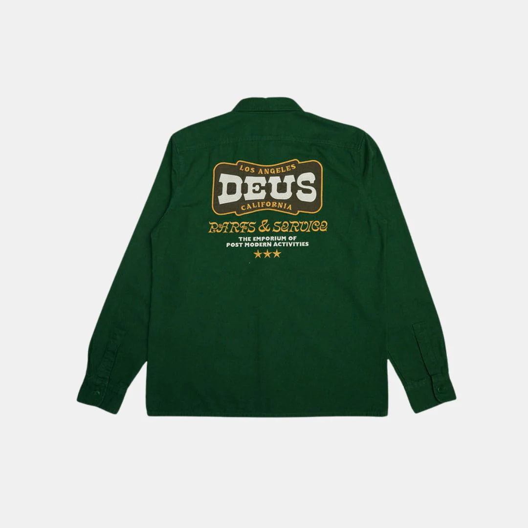 surchemise Buckle Up Hillside Green Deus Ex Machina