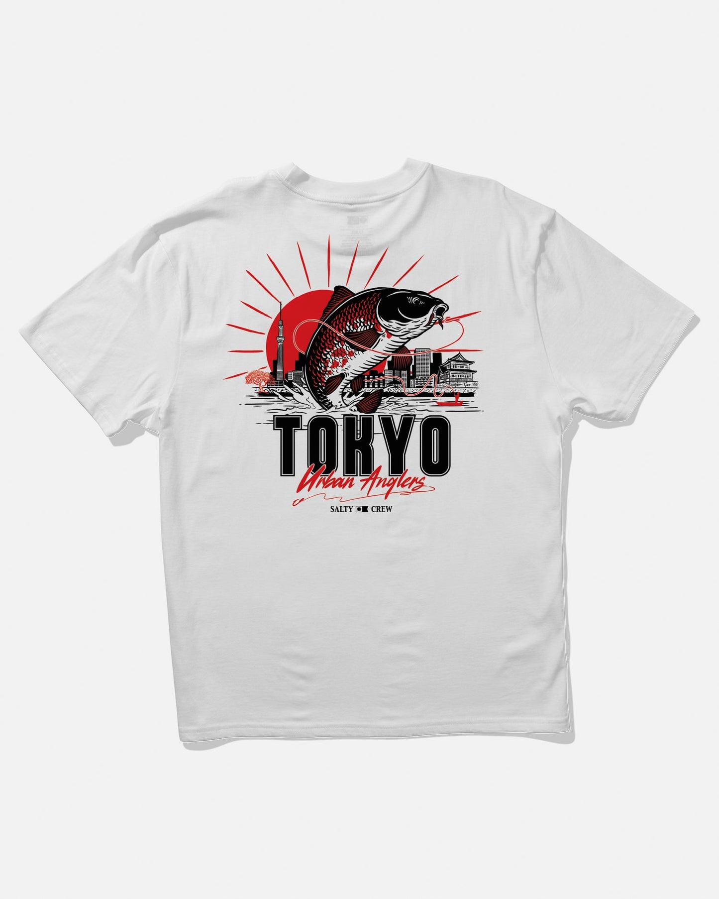 Tee shirt Tolyo Urban angler s/s tee Salty Crew White