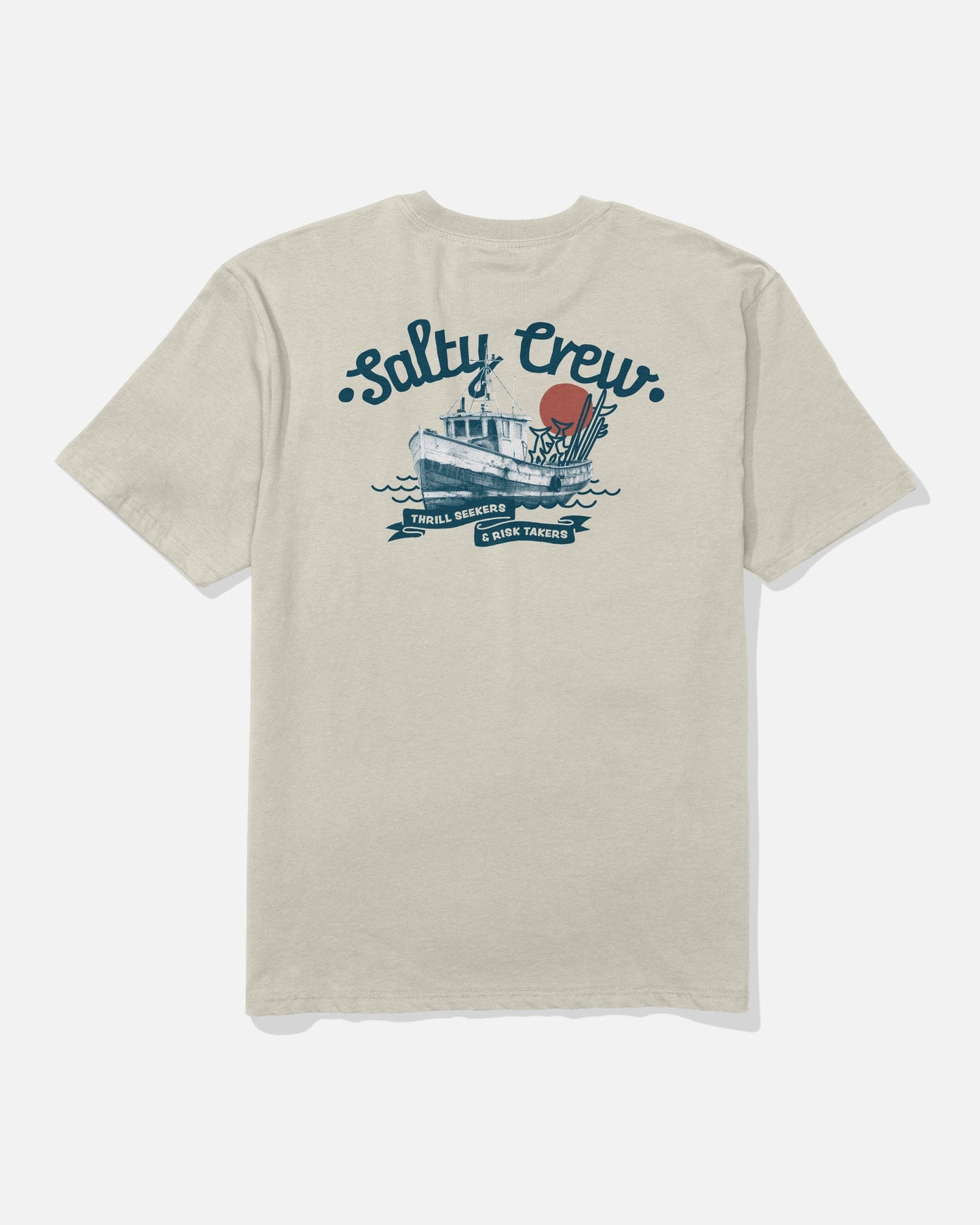Tee shirt Hauler classic s/s tee Salty Crew Ecru
