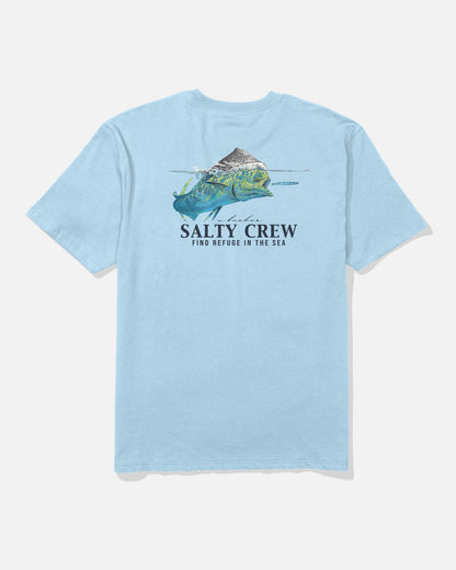 Tee shirt Mahi Surface Salty Crew bleu ciel
