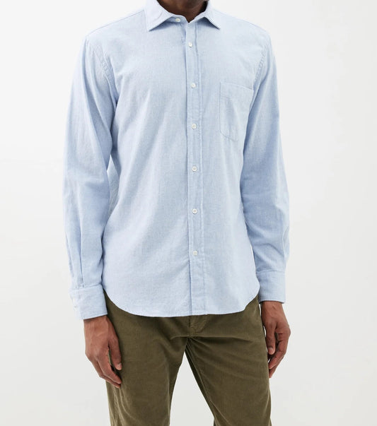 CHEMISE HARTFORD PAUL EN FLANELLE BLUE SKY