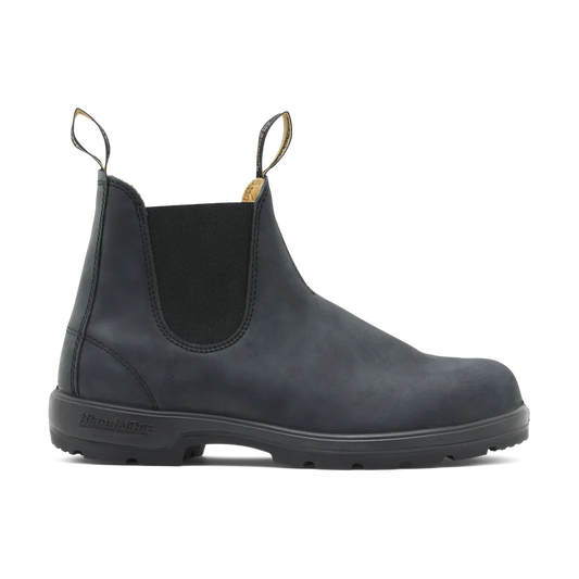 #587 CLASSIC CHELSEA BOOTS HOMME Rustic Black