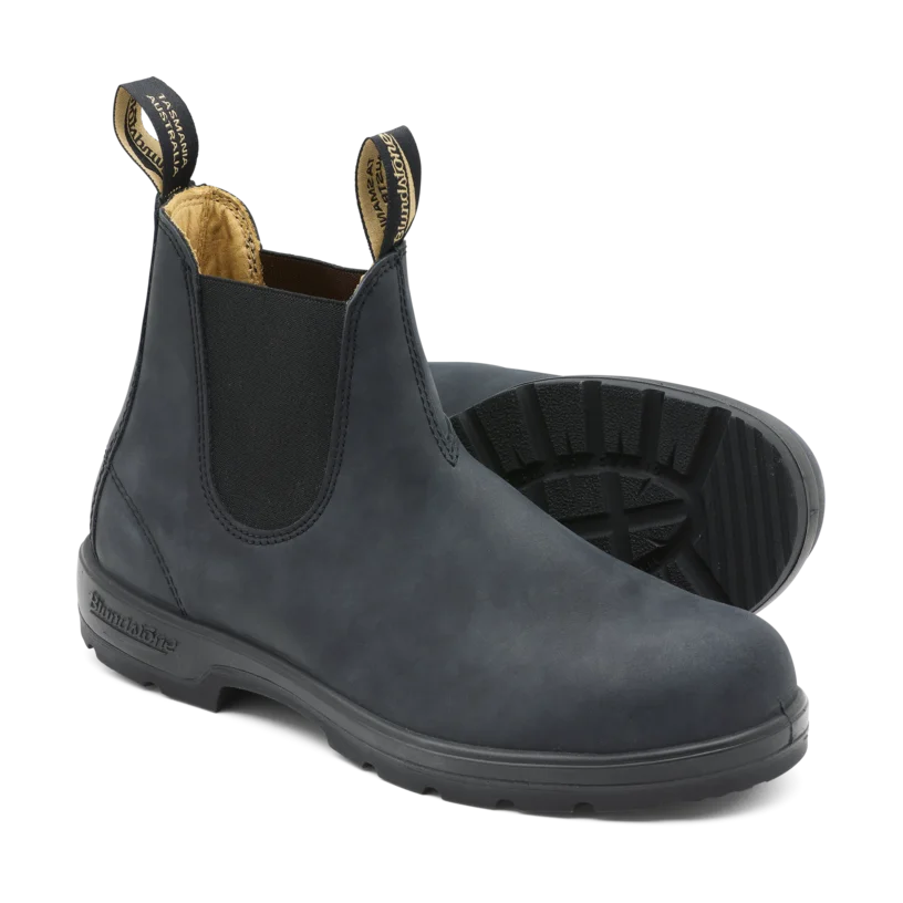 #587 CLASSIC CHELSEA BOOTS HOMME Rustic Black