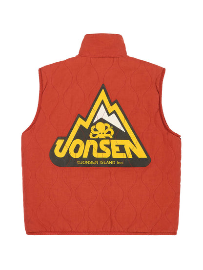 GILET SHERPA CAM ROUGE