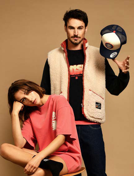 GILET SHERPA CAM ROUGE