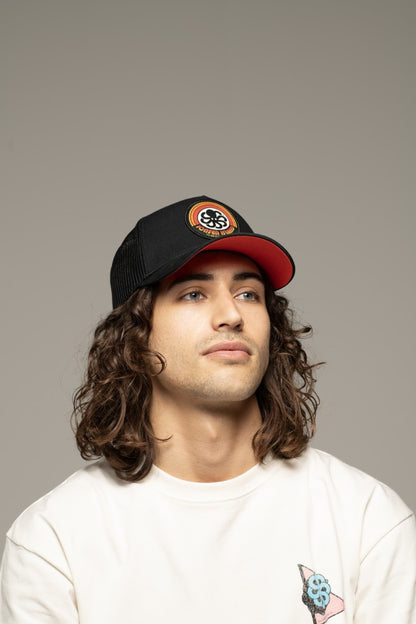 Casquette Trucker Rainbow 2 Black Josen Island
