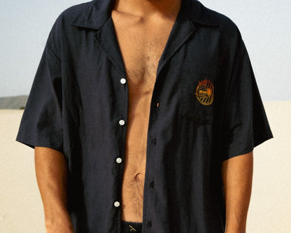 Chemise Summer josen Island noir
