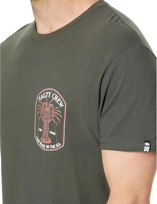 T-shirt Spiny standard Salty Crew dark olive