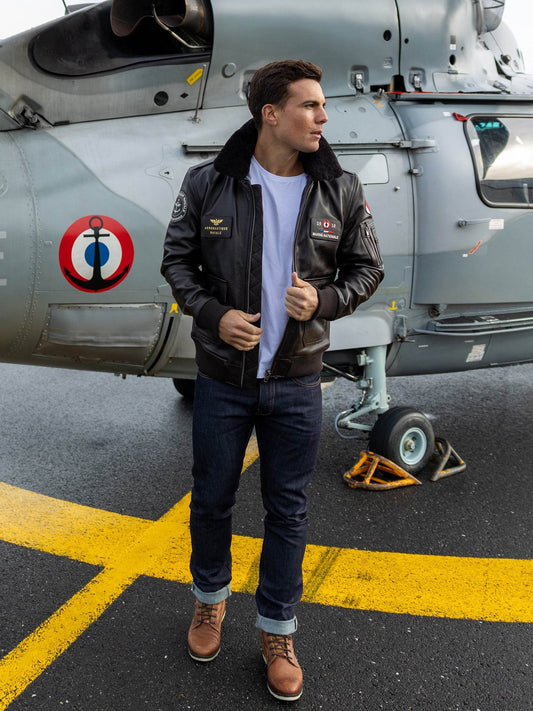 BLOUSON AERONAUTIQUE NAVALE - MARINE NATIONALE