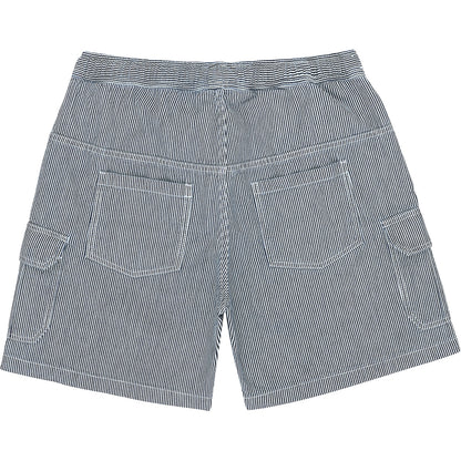 SHORT BLUE SERGE BASK IN THE SUN