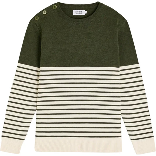 Pull en maille Olive Esperenza Bask in the sun
