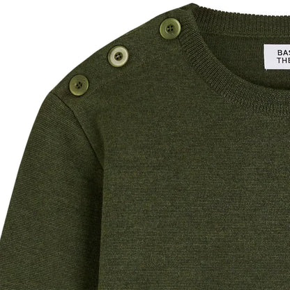 Pull en maille Olive Esperenza Bask in the sun