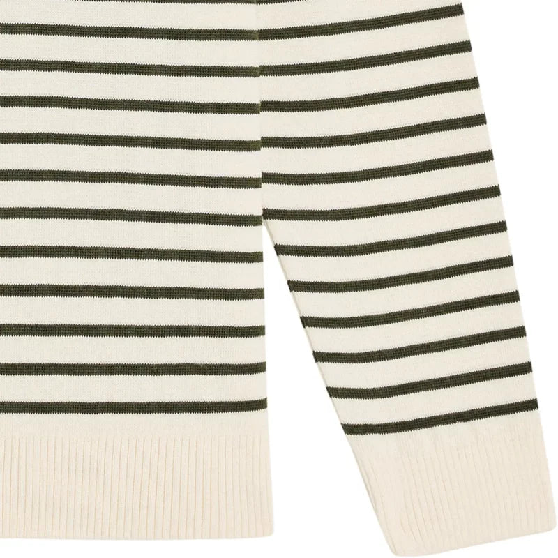 Pull en maille Olive Esperenza Bask in the sun