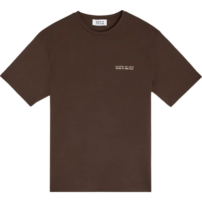 Tee shirt chocolate MATISSE Bask in the sun