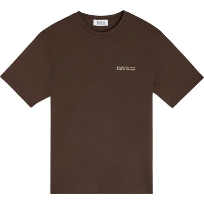 Tee shirt chocolate MATISSE Bask in the sun