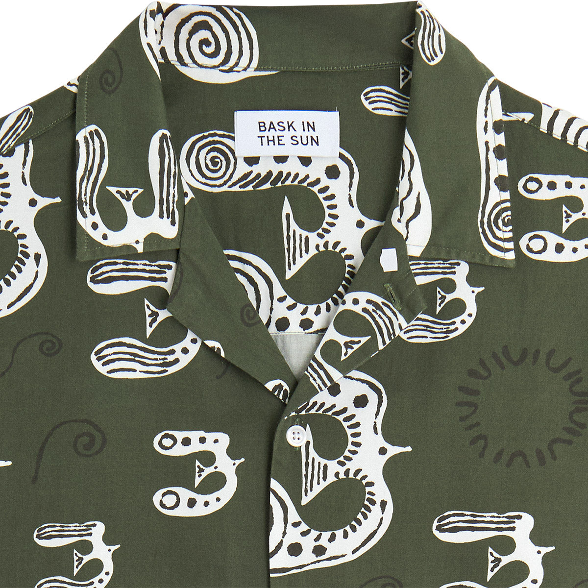 Chemisette Bird shirt Bask in the sun