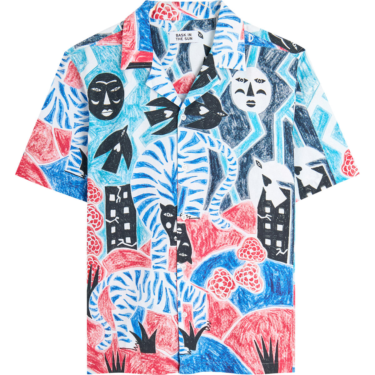 Chemisette Paradise shirt Bask in the sun
