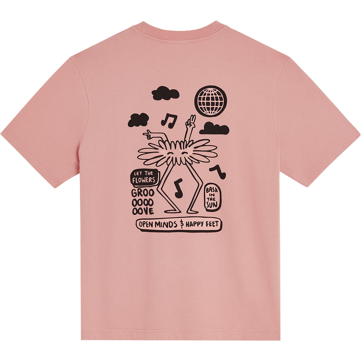 Tee-shirt flamingo groove free tee Bask in the sun