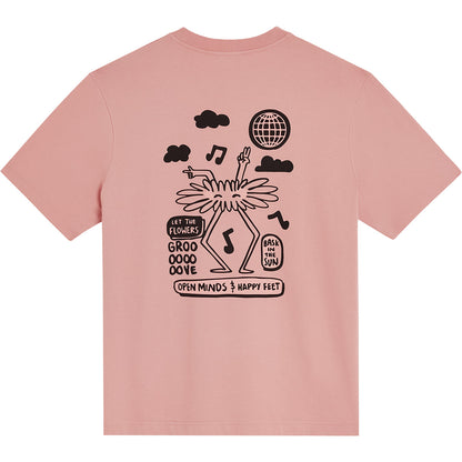 Tee-shirt flamingo groove free tee Bask in the sun