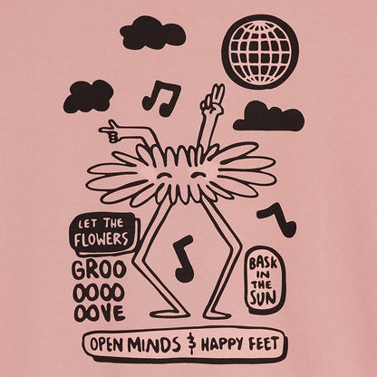 Tee-shirt flamingo groove free tee Bask in the sun