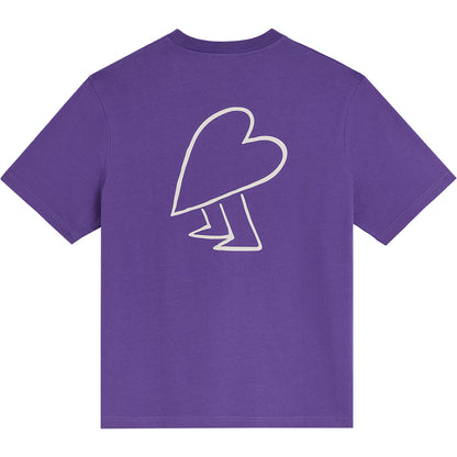 Tee-shirt purple heart tee Bask in the sun