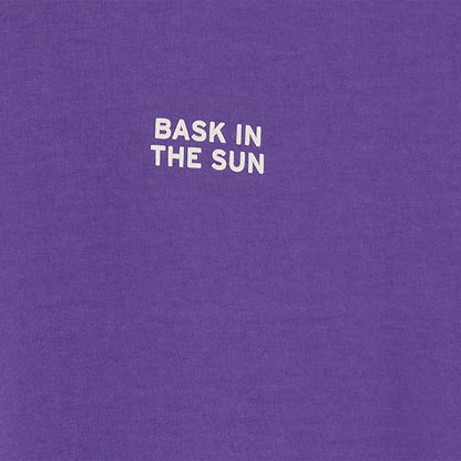 Tee-shirt purple heart tee Bask in the sun