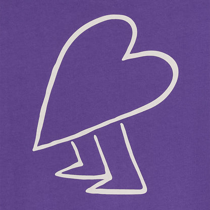 Tee-shirt purple heart tee Bask in the sun