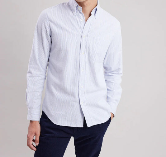 Chemise Homme en oxford de coton brossé Pitt Hartford